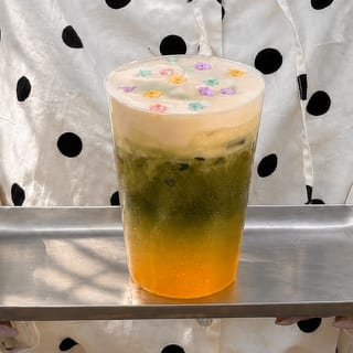 Mango Bloom Matcha (Iced)