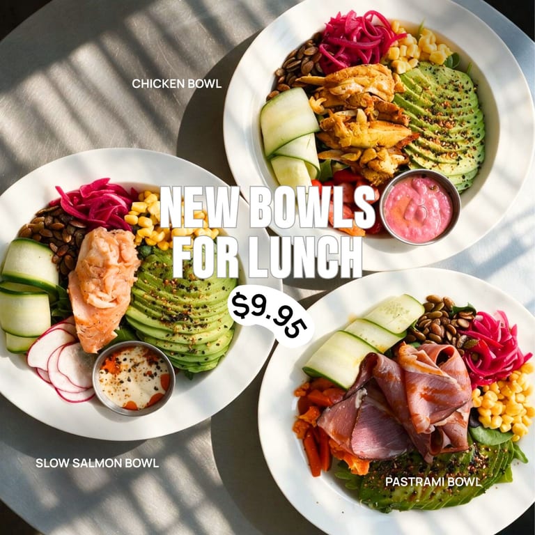 NEW LUNCH MENU