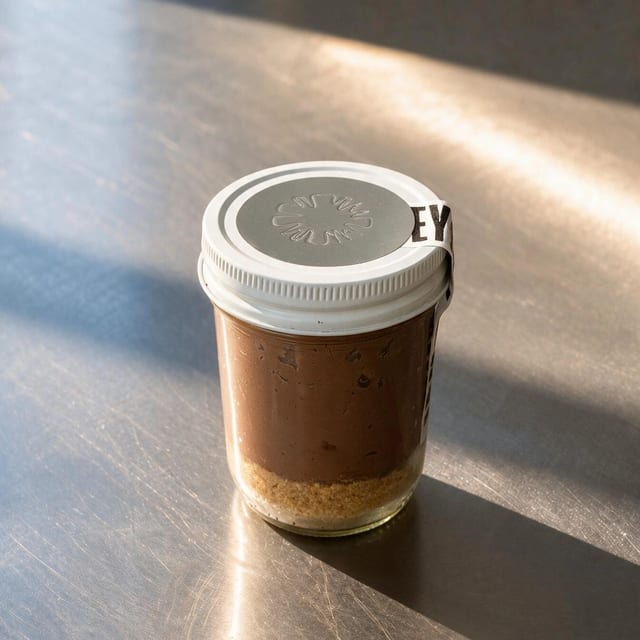CHOCOLATE MOUSSE CHEESECAKE JAR.
